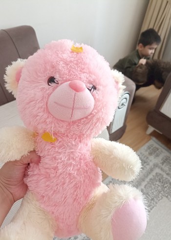 Beden Renk Pembe Peluş Oyuncak Ayıcık