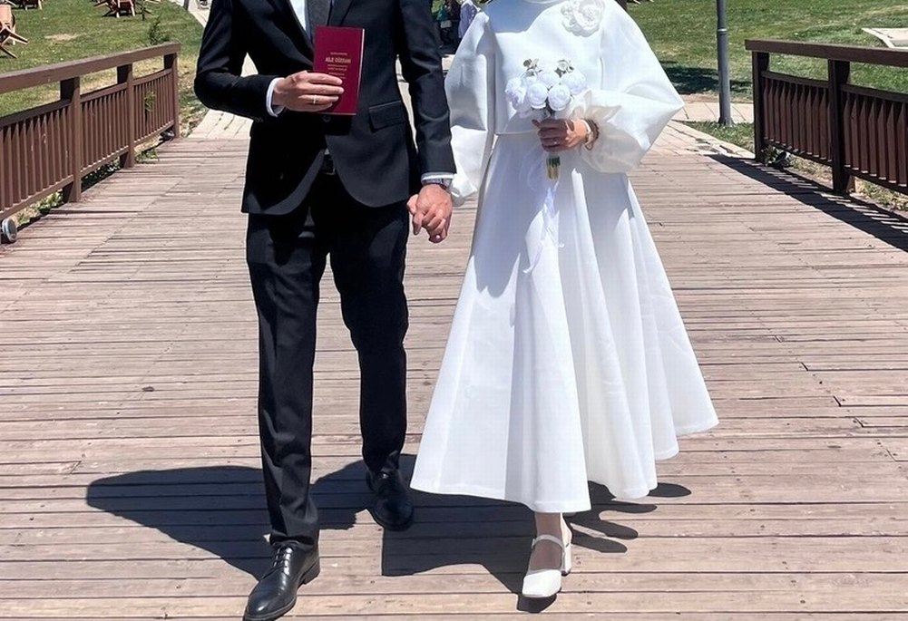 MANUKA ETEKLİ TAKIM- nikah elbisesi - Görsel 4