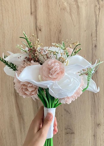 GELİN ÇİÇEĞİ-Bohem Gelin Buketi - Görsel 3