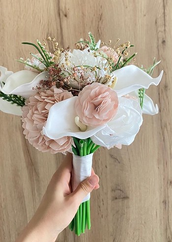 GELİN ÇİÇEĞİ-Bohem Gelin Buketi - Görsel 4