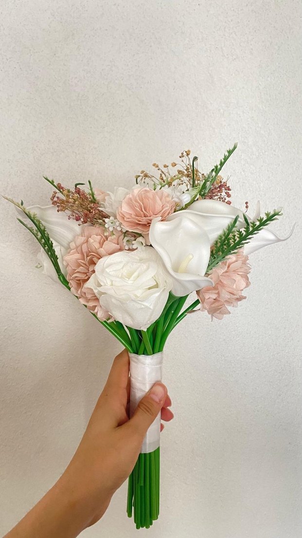 GELİN ÇİÇEĞİ-Bohem Gelin Buketi - Görsel 2