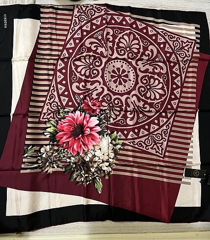 Beden VISSONA Twill ipek eşarp (orijinal)