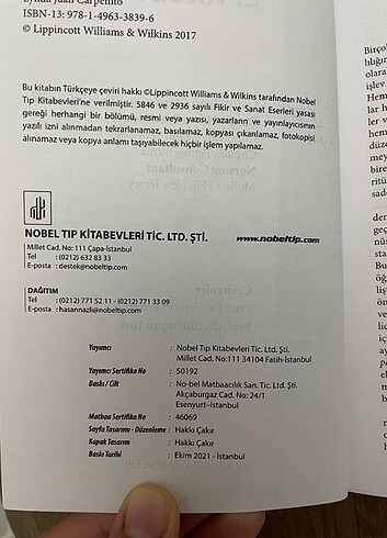  Beden Renk Hemşirelik Tanıları El Kitabı 