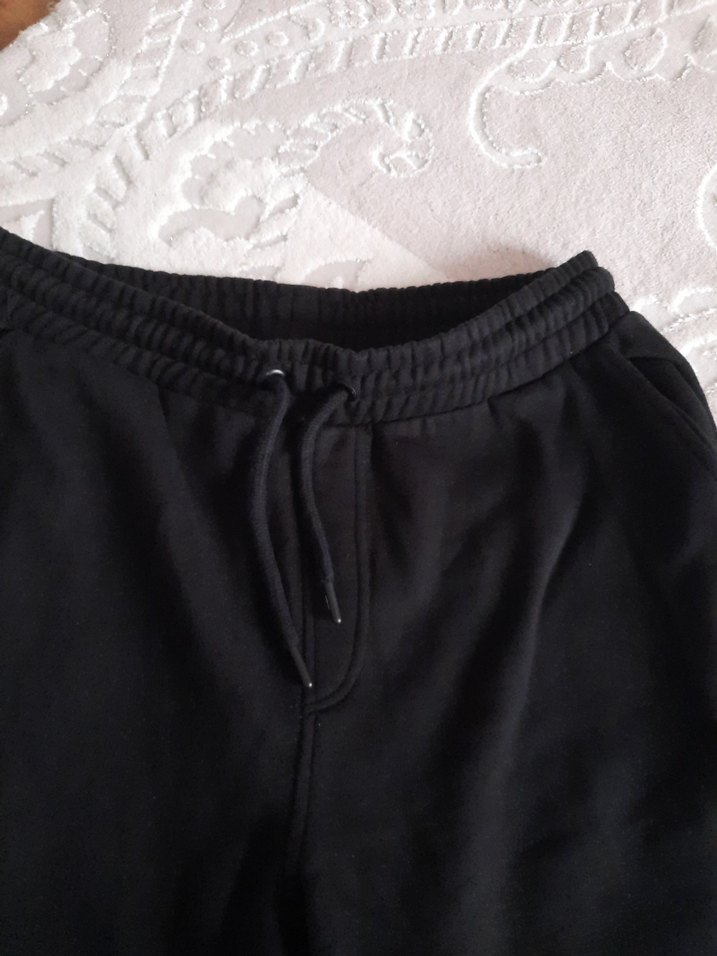 Siyah Mini Spor Erkek Eşofman Altı - Görsel 3