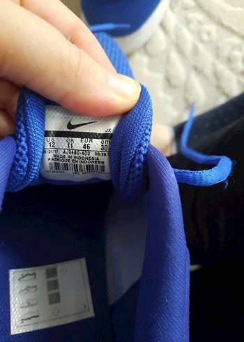 Mavi Nike Bağcıklı Spor erkekSneaker - Görsel 6