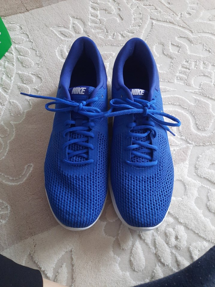 Mavi Nike Bağcıklı Spor erkekSneaker - Görsel 2