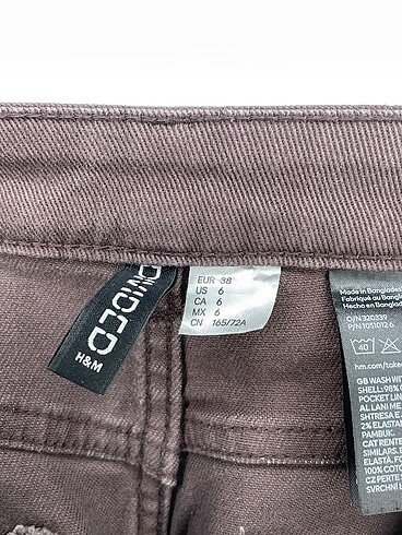 38 Beden kahverengi Renk H&M Jean / Kot %70 İndirimli.