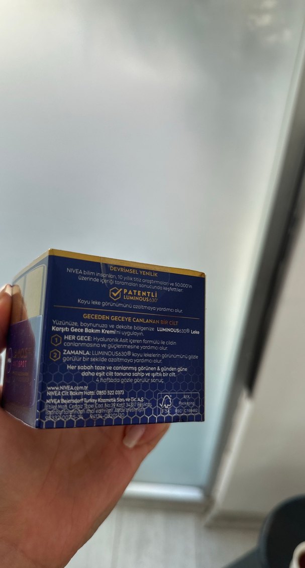 Nivea Luminous Antispot Gece Kremi - Görsel 4