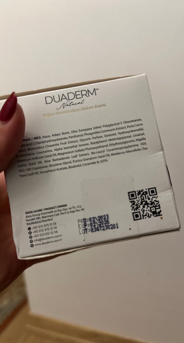 Duaderm Yoğun Nemlendirici Bakım Kremi - Görsel 2