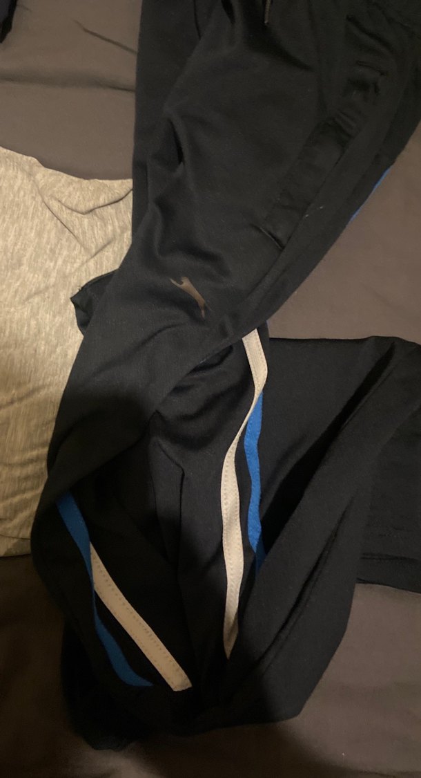 Fermuarlı Siyah Erkek Eşofman Altı - Görsel 2