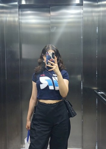 Siyah Salaş Kadın Sweatpant - Görsel 4