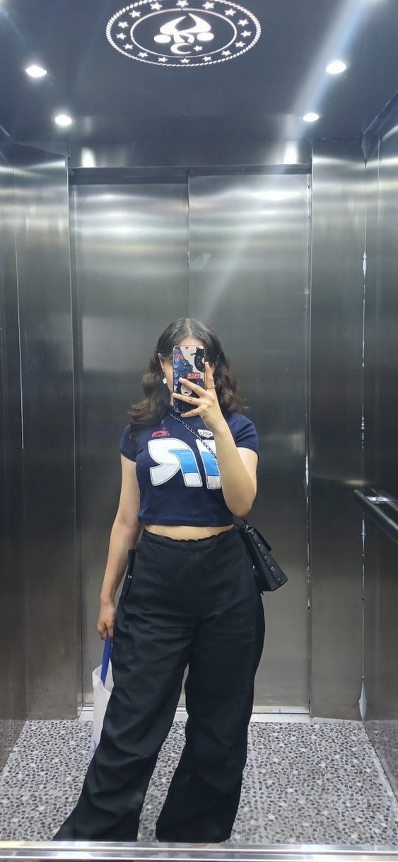 Siyah Salaş Kadın Sweatpant - Görsel 4