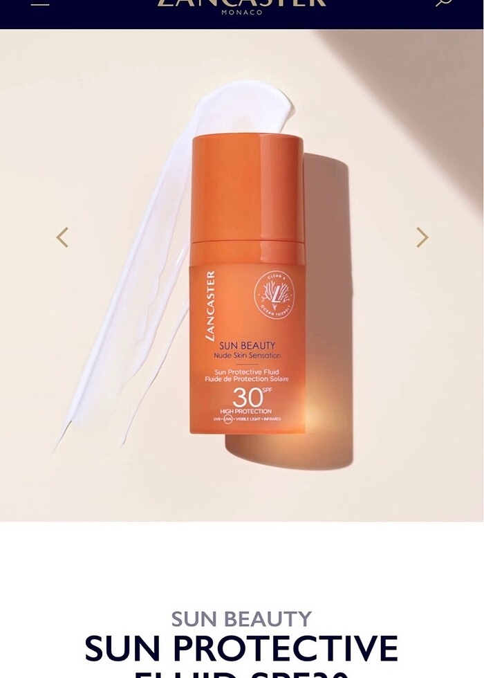 Lancaster 30 SPF Yüz Güneş Kremi - Görsel 2