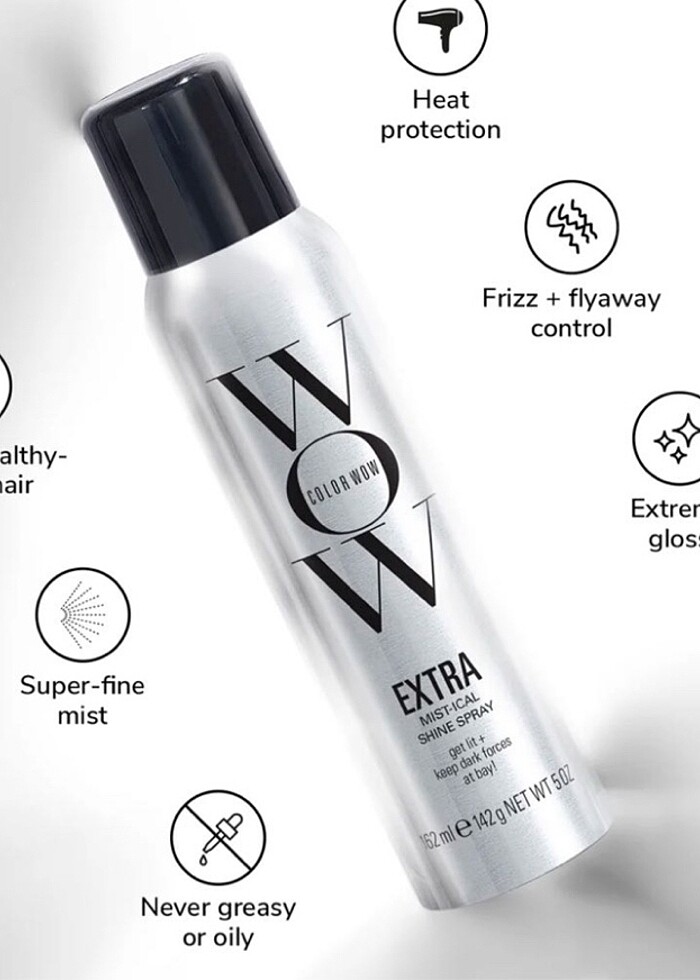 Color Wow Extra Mist-ical Shine Spray - Görsel 2