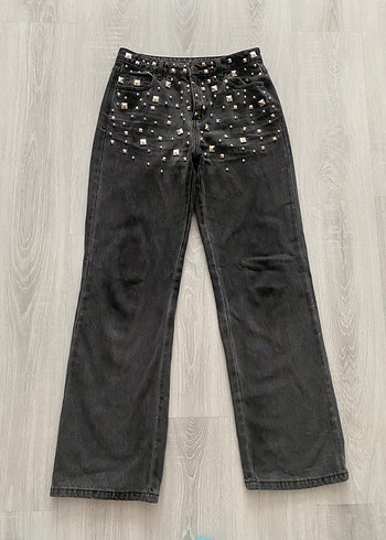 ipekyol Metal Detayli Siyah Denim Jean