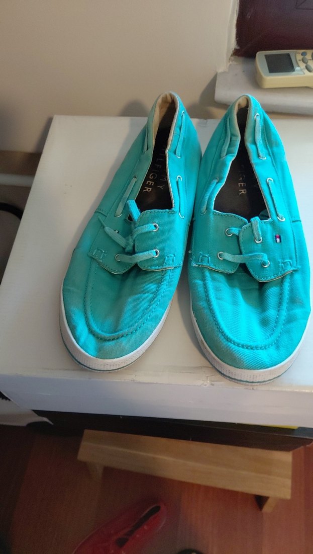 Turkuaz  tommyhılfıger espadril - Görsel 4