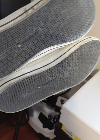 Tommy Hilfiger kadın  Beyaz Espadril Velcro - Görsel 6