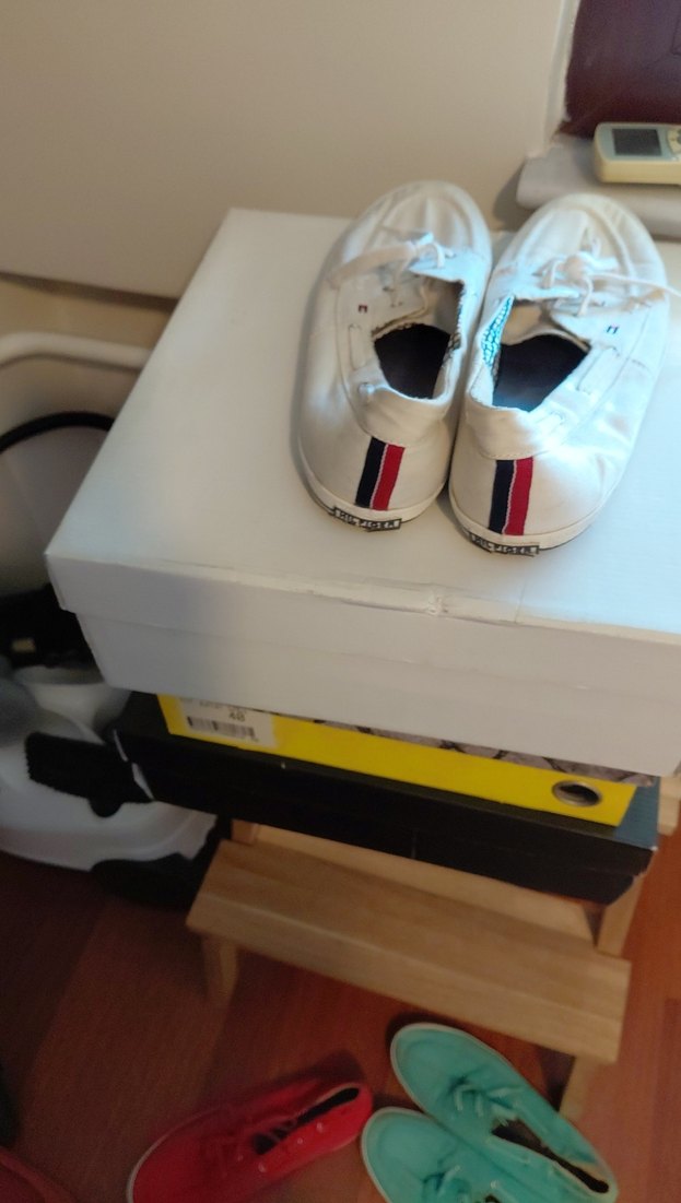 Tommy Hilfiger kadın  Beyaz Espadril Velcro - Görsel 3