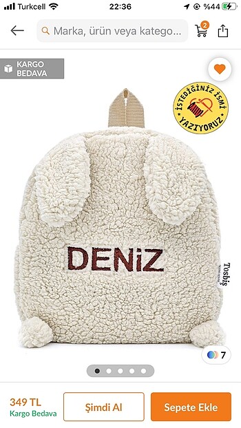 kız cocuk çantası
