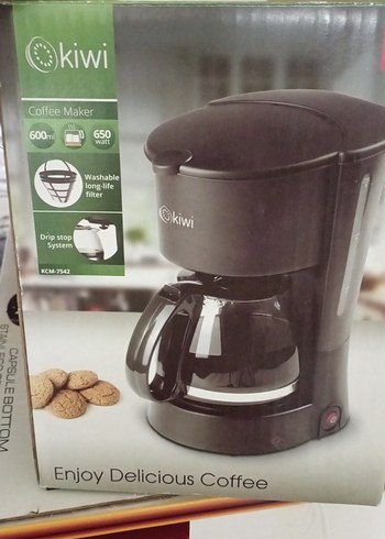 Beden Kiwi Filtre Kahve Makinesi 650W Siyah