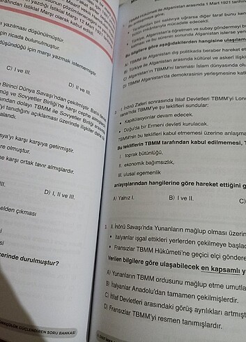 Ankara yayınları 8. Sınıf inkılap testi