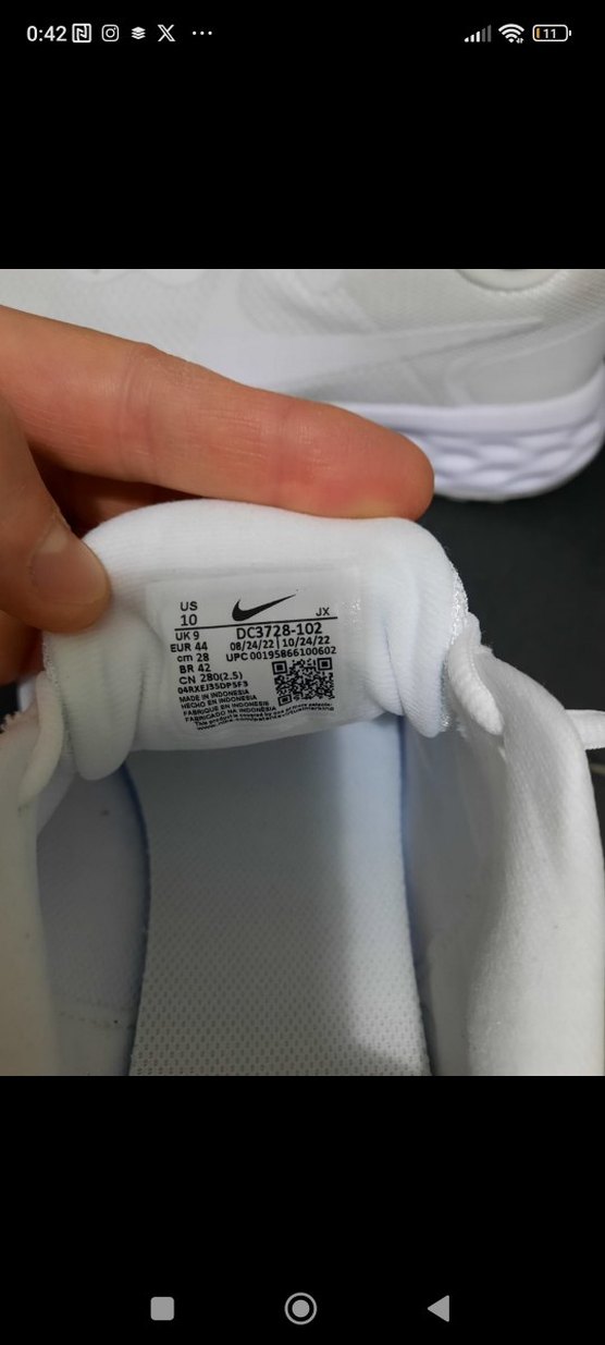 Beyaz erkek Spor Ayakkabı (orijinal) - Görsel 4