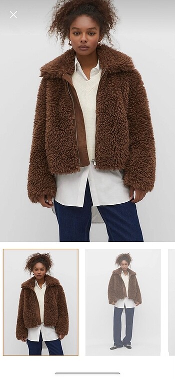 Stradivarius peluş kürk