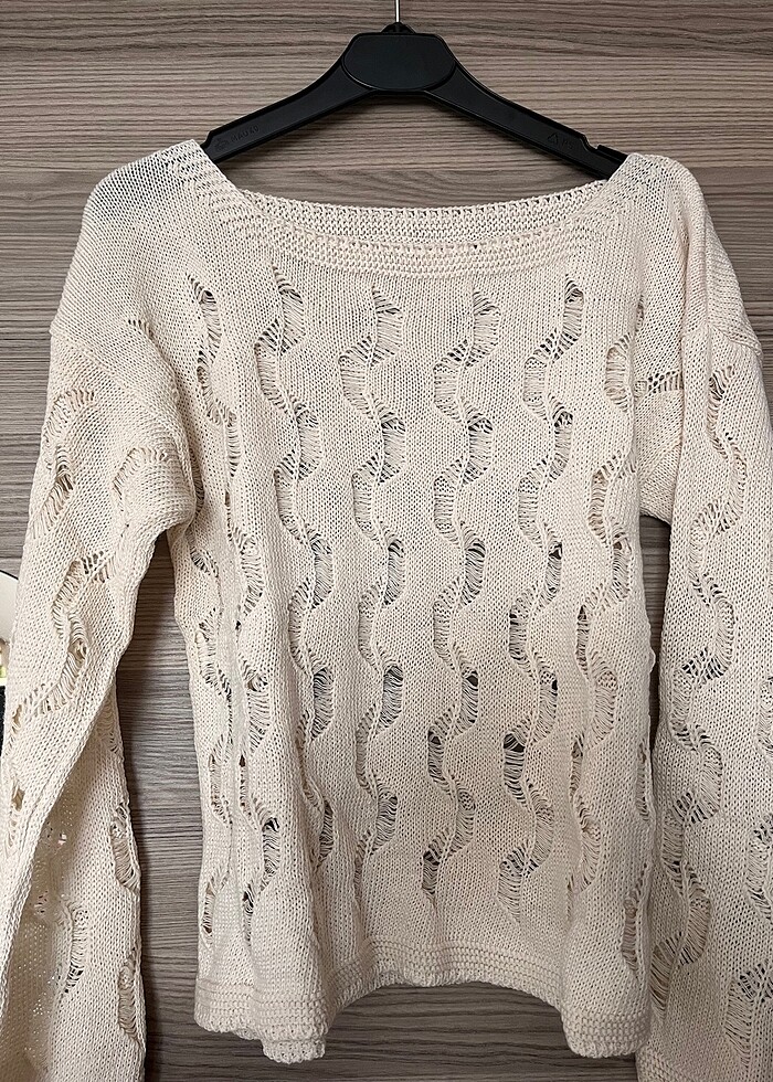 Merserize ajurlu bluz - Görsel 2