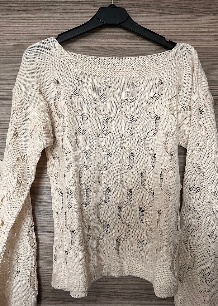 Merserize ajurlu bluz - Görsel 3