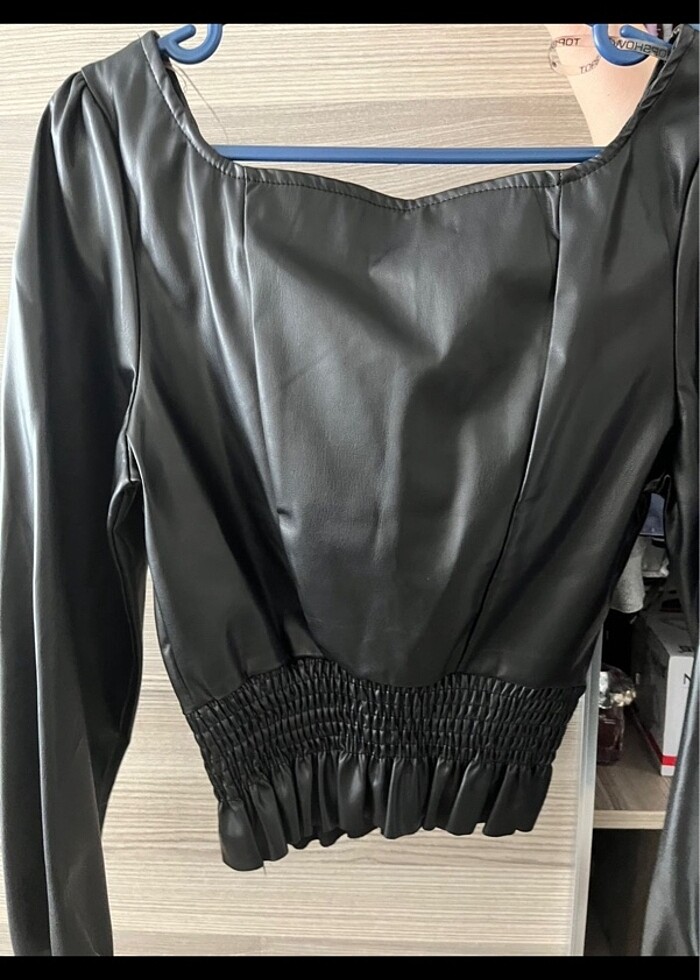 Deri bluz - Görsel 3