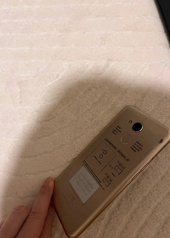 Bej Renkli Android Telefon general mobile - Görsel 4