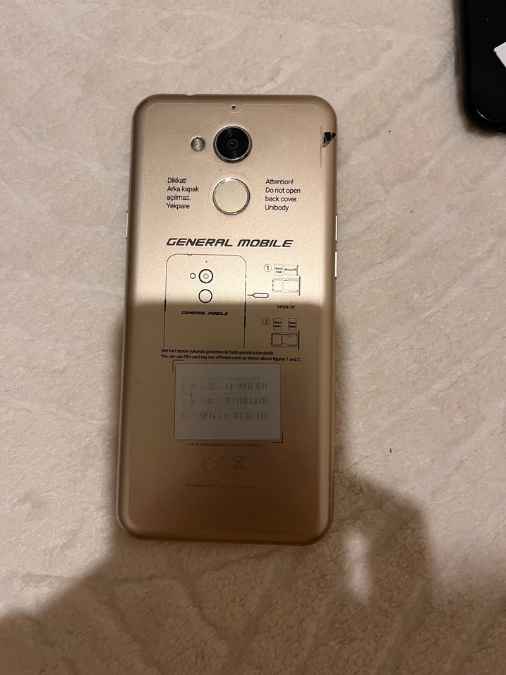 Bej Renkli Android Telefon general mobile - Görsel 3