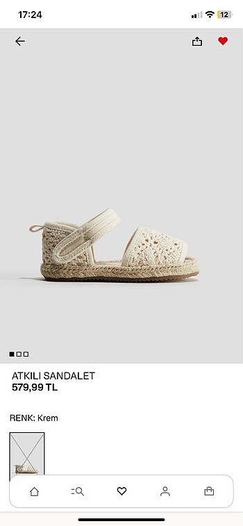 H&M Bebek sandalet