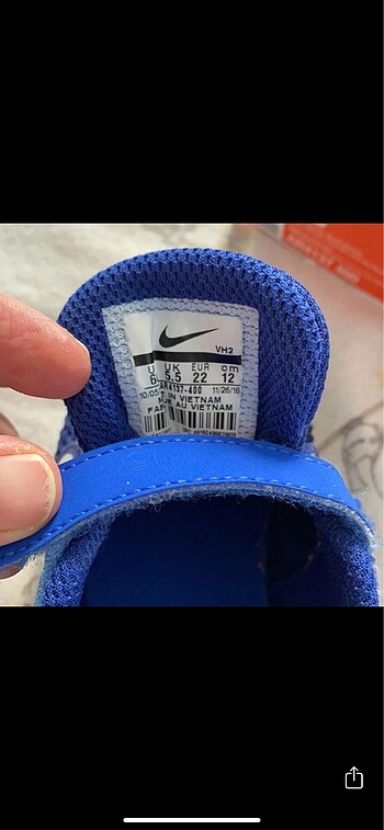 22 Beden Nike spor ayakkabı