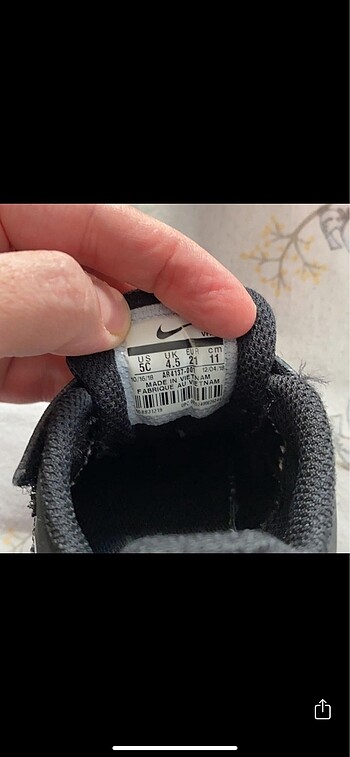 21 Beden Nike spor ayakkabı