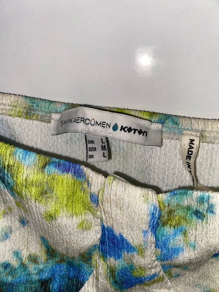 Renkli Tie-Dye Mini Büstiyer - Görsel 2