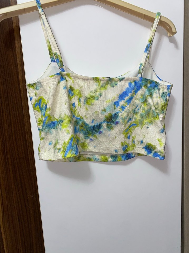Renkli Tie-Dye Mini Büstiyer - Görsel 3