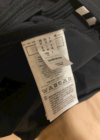 Siyah yüzücü adidas Kadın Spor Mayo - Görsel 5