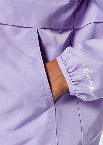 Calvin Klein Kadın Mor Fermuarlı Ceket - Görsel 10