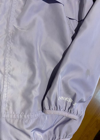 Calvin Klein Kadın Mor Fermuarlı Ceket - Görsel 4