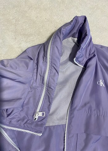 Calvin Klein Kadın Mor Fermuarlı Ceket - Görsel 6