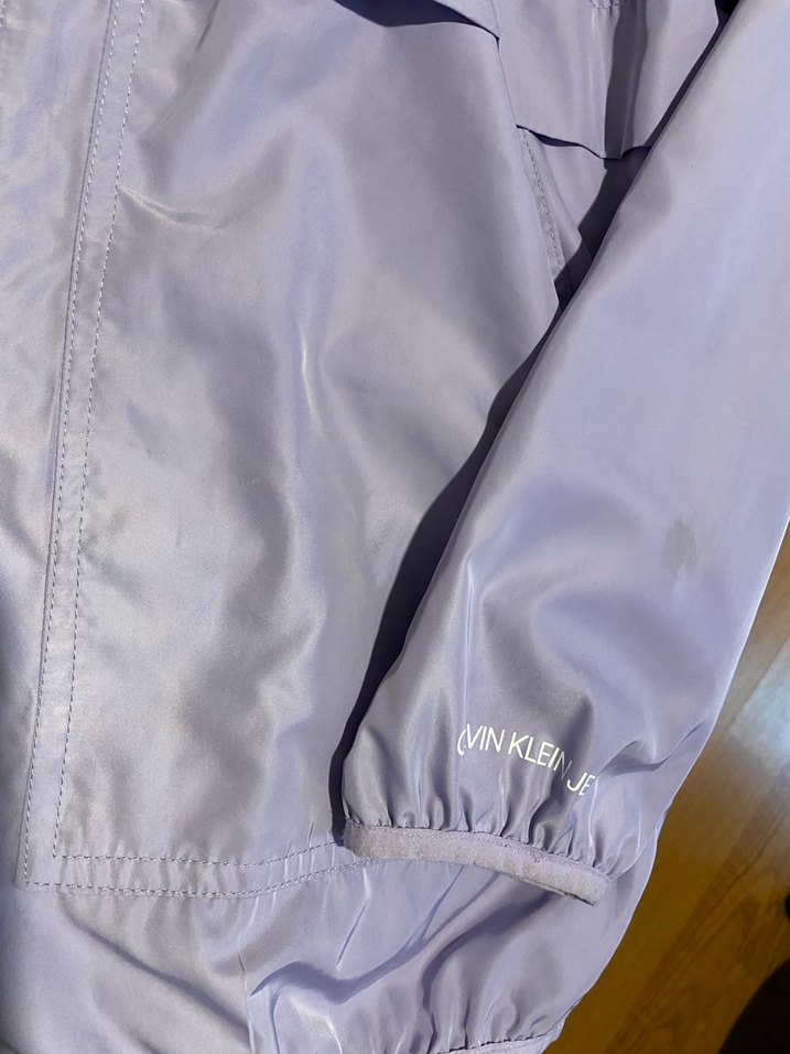 Calvin Klein Kadın Mor Fermuarlı Ceket - Görsel 4