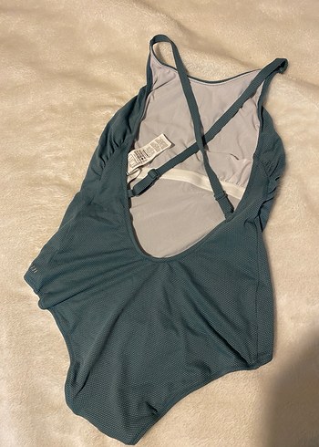 Yeşil Drapeli Kadın Mayo - Görsel 2