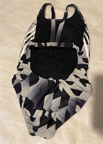 Adidas , Desenli Siyah Gri Kadın Mayo - Görsel 3