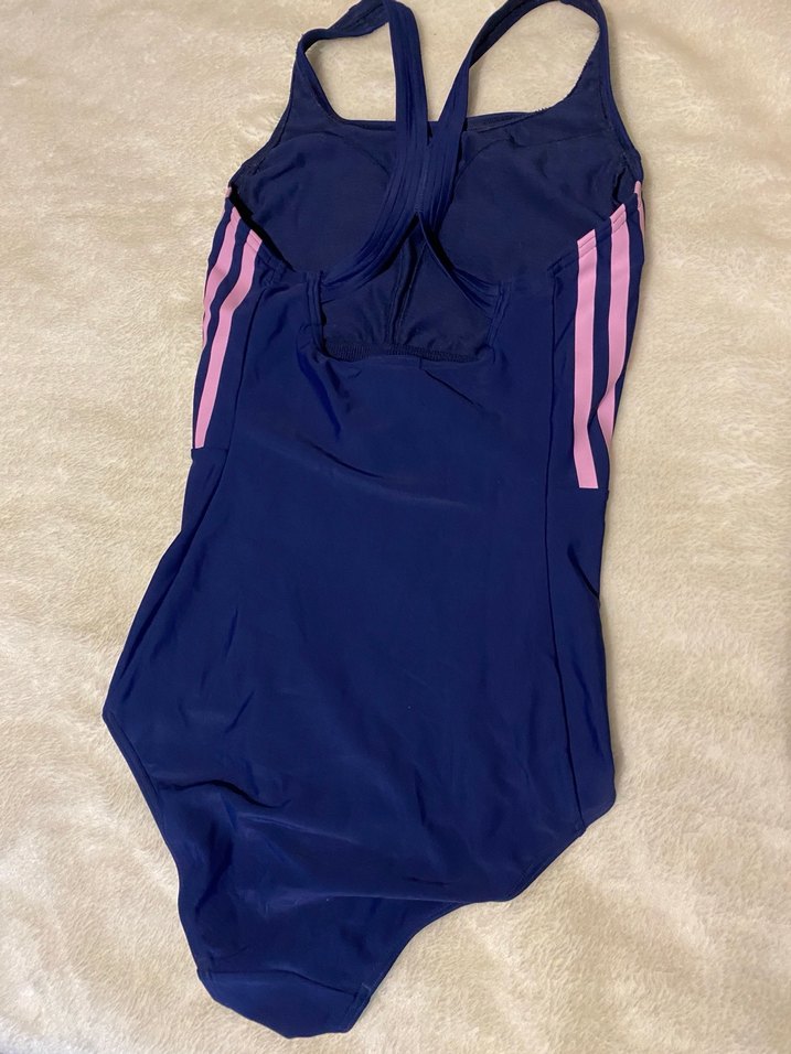 Adidas Mavi Spor Askılı Kadın Mayo - Görsel 2