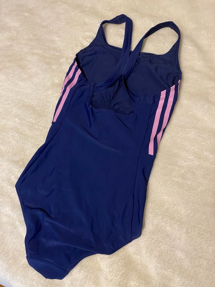 Adidas Mavi Spor Askılı Kadın Mayo - Görsel 3