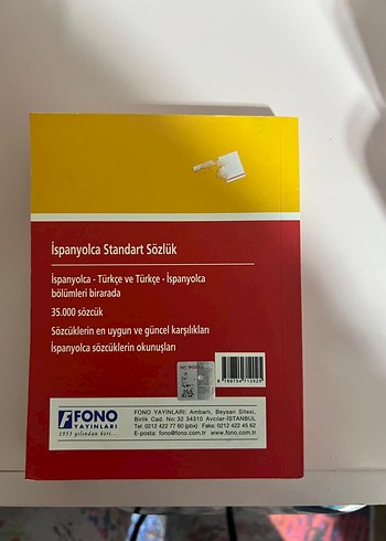 Fono İspanyolca Standart Sözlük - Görsel 2