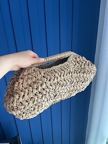 Mango model rafta clutch çanta