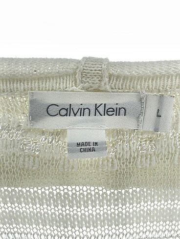 l Beden beyaz Renk Calvin Klein Hırka %70 İndirimli.