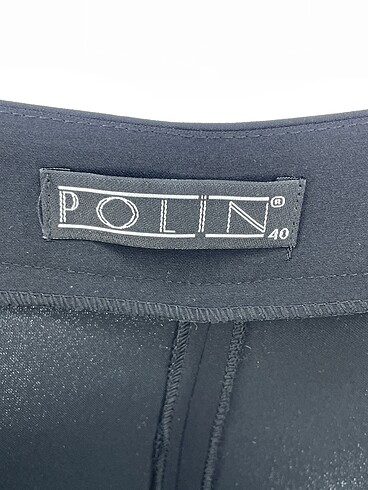 40 Beden siyah Renk Polin Düz Kesim %70 İndirimli.